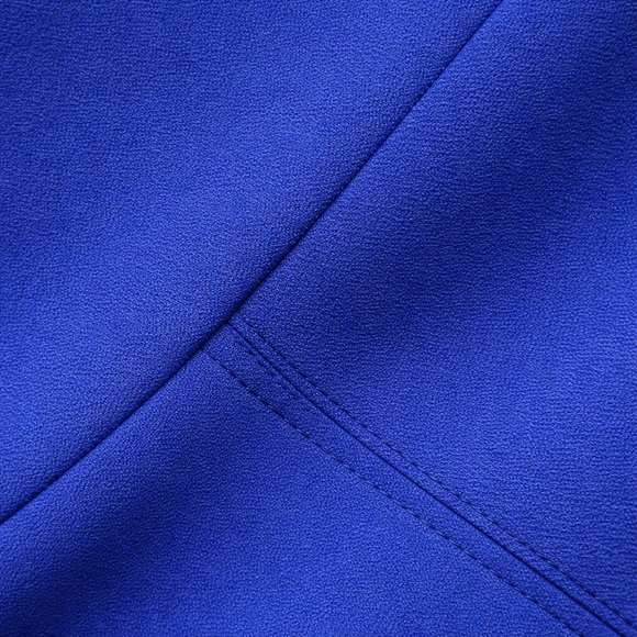 Calvin Klein Blue Work Dress Size 10 Career Office Knee Length Short Sleeve - Picture 5 of 8